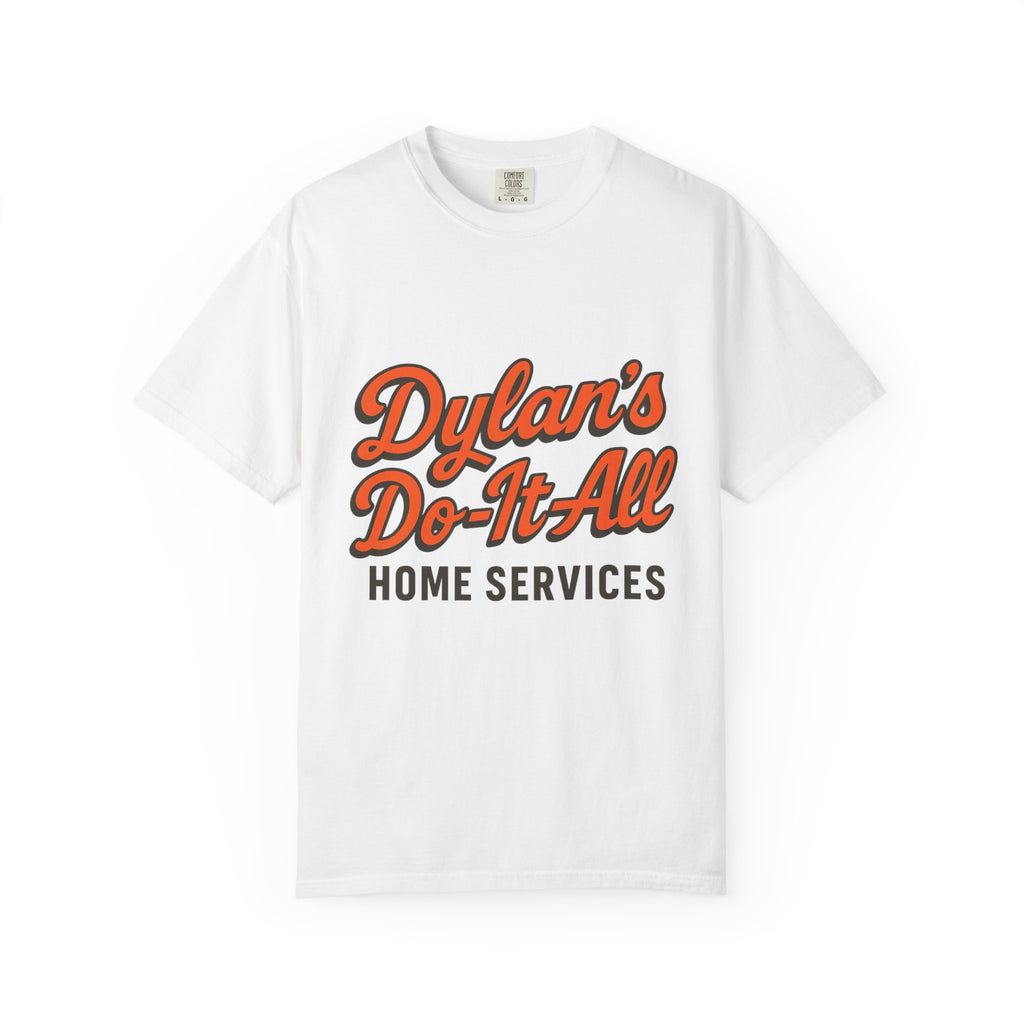 Do-It-All Home Services T-Shirt — Personalized "Moran 26" Team-Style Tee