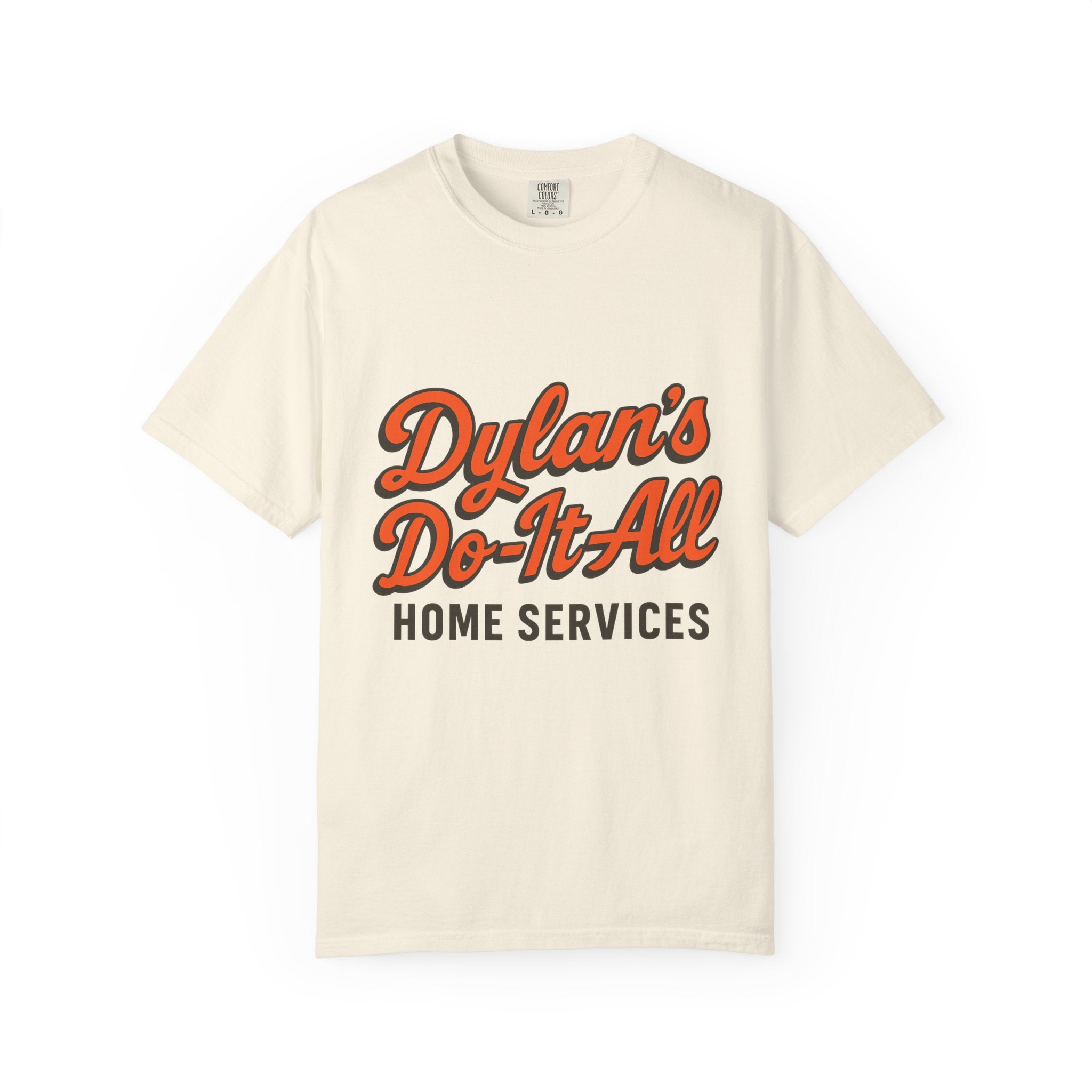 Do-It-All Home Services T-Shirt — Personalized "Moran 26" Team-Style Tee