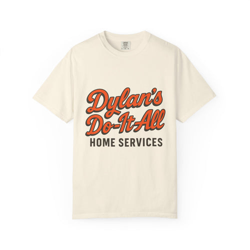 Do-It-All Home Services T-Shirt — Personalized "Moran 26" Team-Style Tee