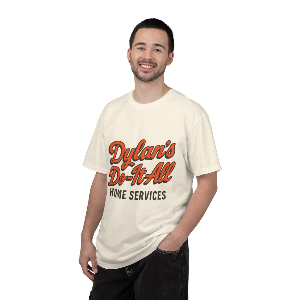 Do-It-All Home Services T-Shirt — Personalized "Moran 26" Team-Style Tee